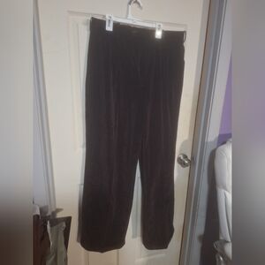 Elegant Brown Boot Cut Pants